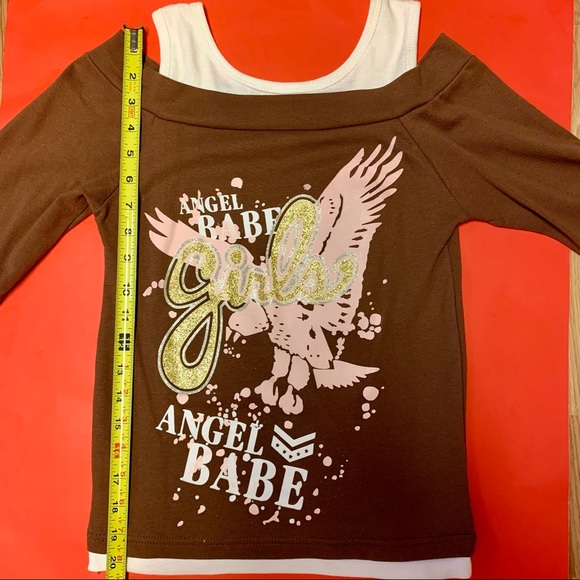 EUC Miss Juliet Angel Babe Girls Y2K Layered Top - Picture 4 of 9